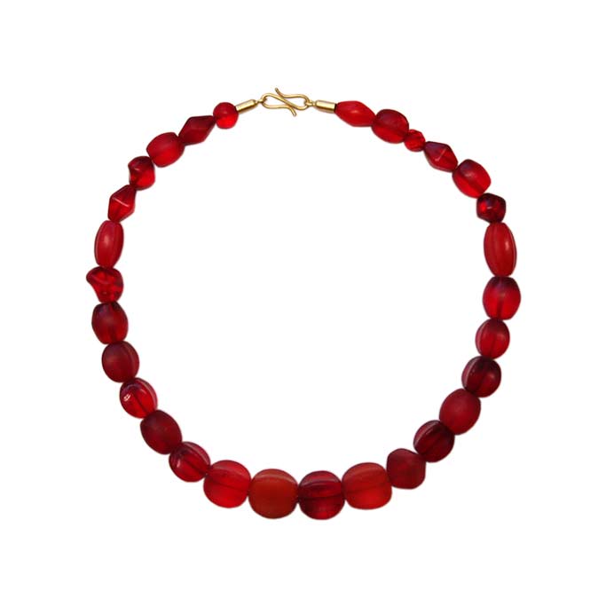 Glasketten Manufakturschmuck Tendenzen Goldschmiede